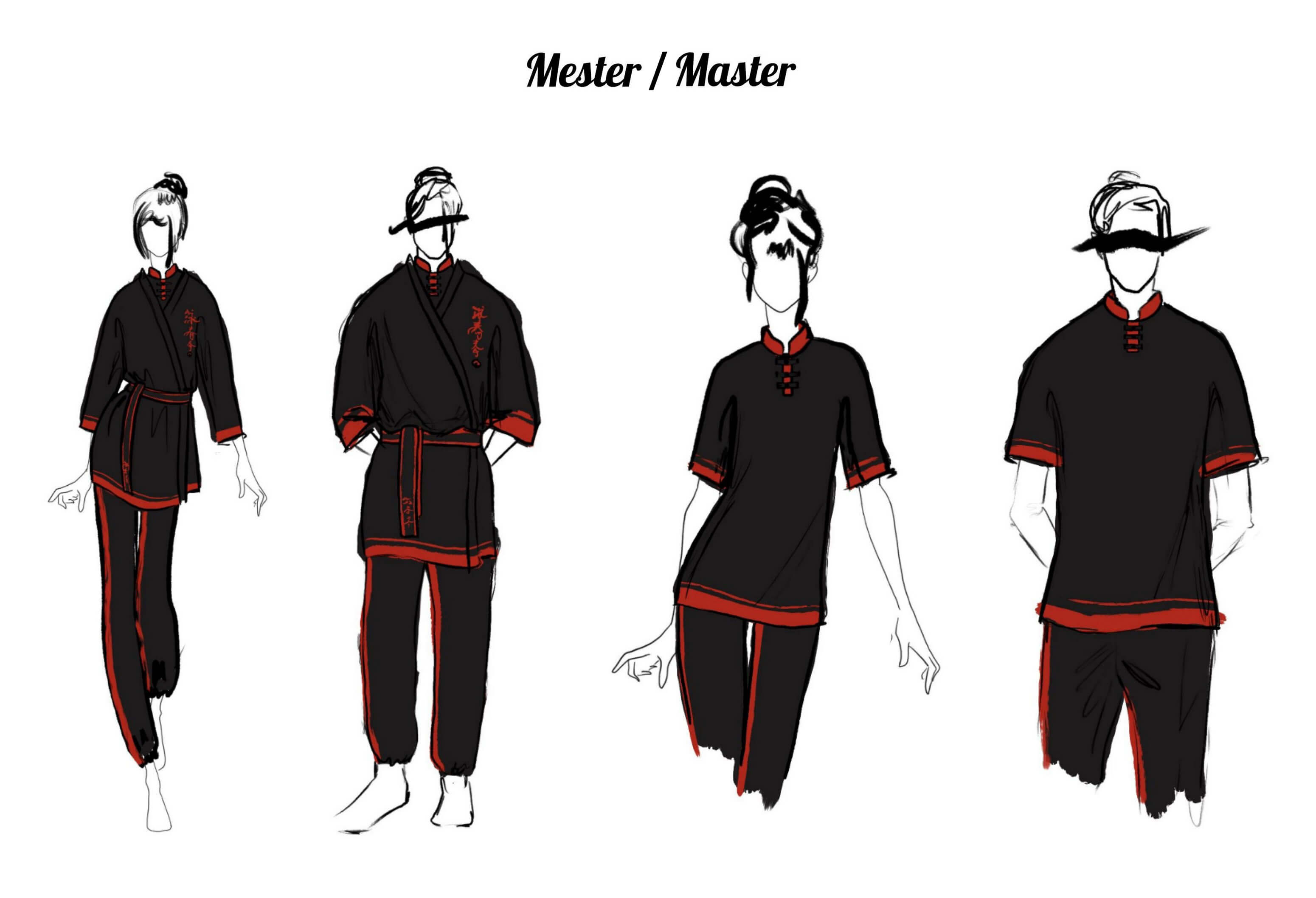 Mester uniformis sablon